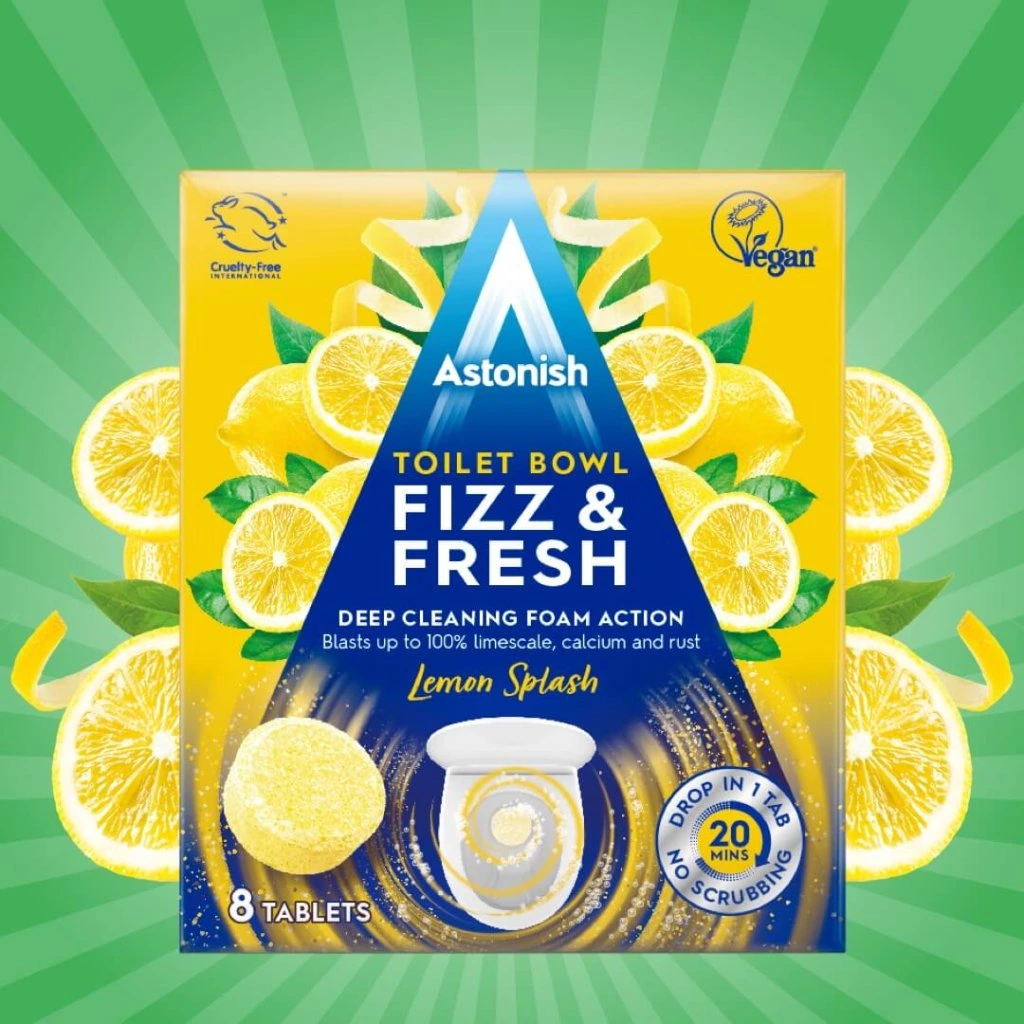 Astonish tablety na čištění WC Fizz & Fresh lemonm